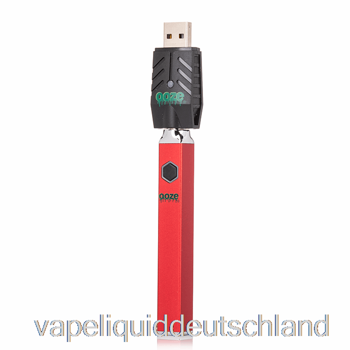 Ooze Quad Flex Temp 500mAh Akku Red Vape Deutschland